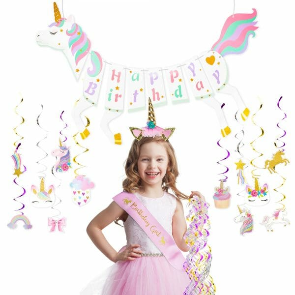 Unicorn Party Decorations Bundle