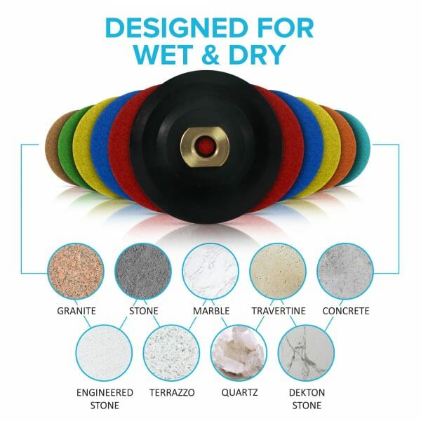 diamond polishing pads surfaces