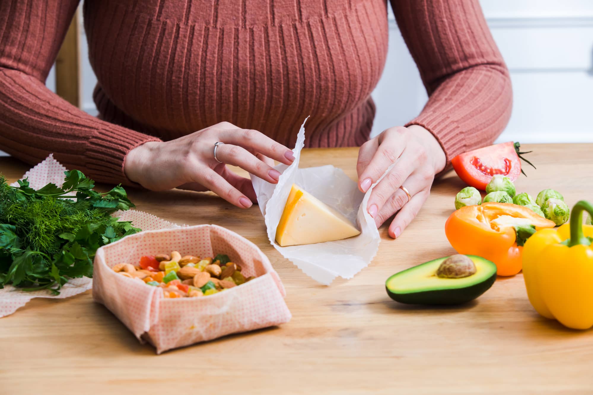 Use Beeswax food wraps to keep food fresh
